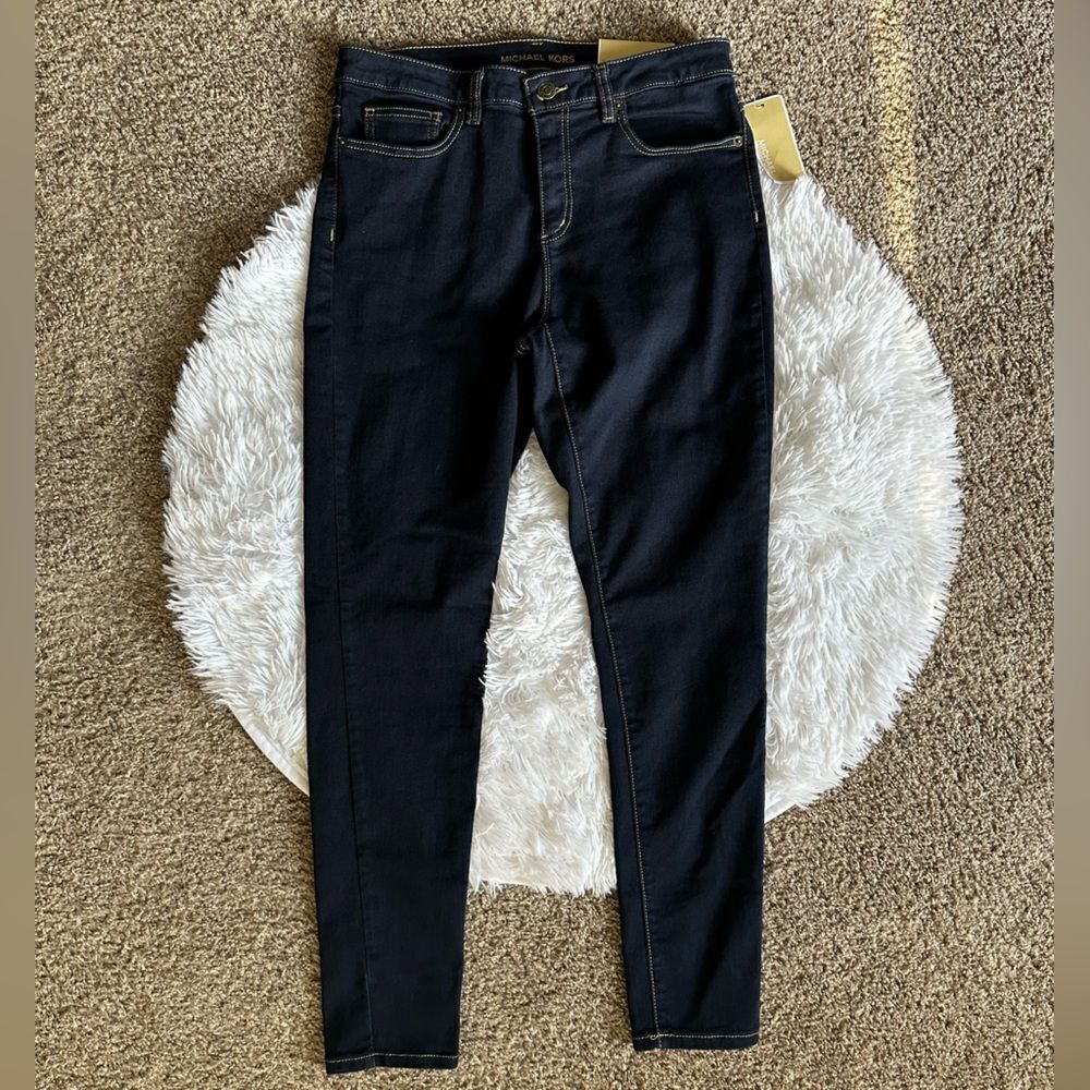 Michael Michael Kors Izzy Skinny Jeans New Mid Rise Womens Size 10
